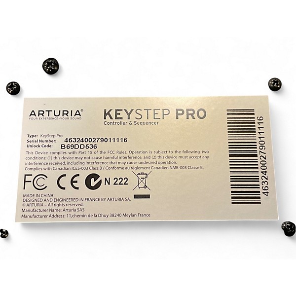 Used Arturia Keystep Pro MIDI Controller
