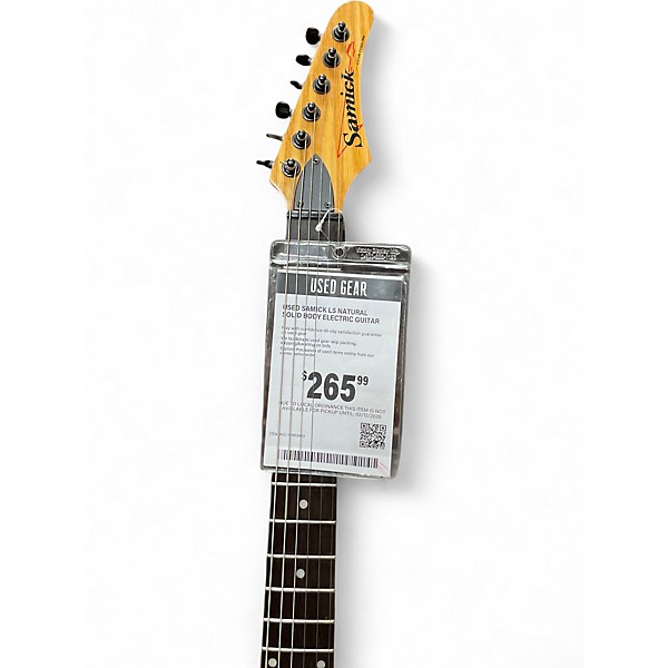 Used Samick LS Natural Solid Body Electric Guitar