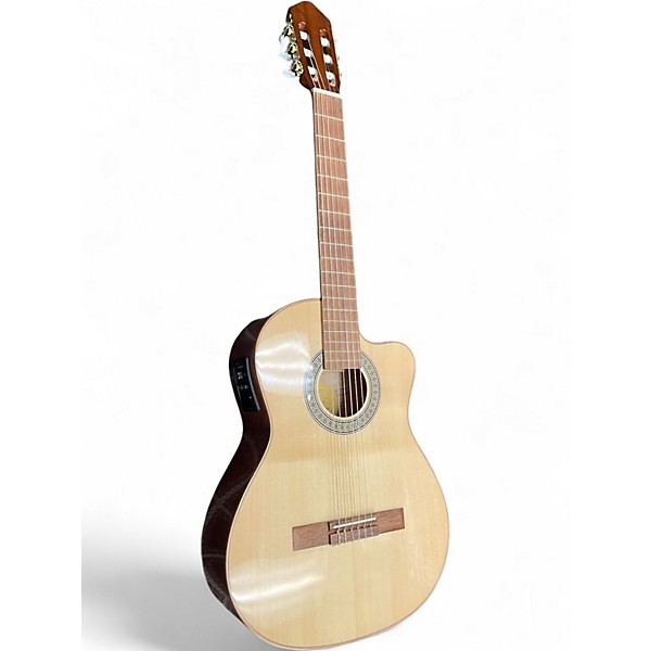 Used Lucero LC150SCE Natural Classical Acoustic Electric Guitar