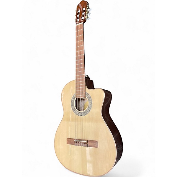 Used Lucero LC150SCE Natural Classical Acoustic Electric Guitar