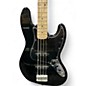 Used Squier Affinity Jazz Bass Black Electric Bass Guitar