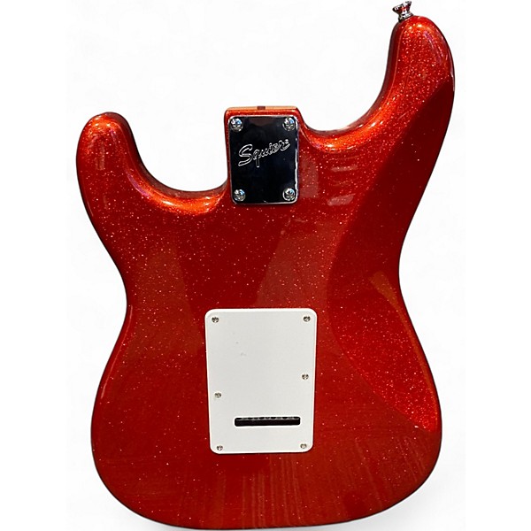 Used Squier Bullet Stratocaster Red Sparkle Solid Body Electric Guitar
