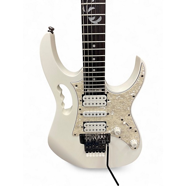 Used Ibanez JEMJR White Solid Body Electric Guitar
