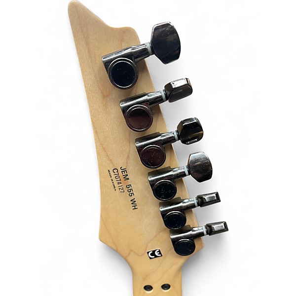 Used Ibanez JEMJR White Solid Body Electric Guitar