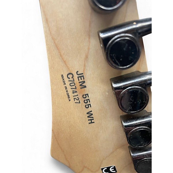 Used Ibanez JEMJR White Solid Body Electric Guitar