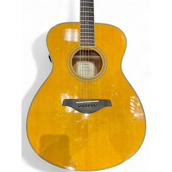 Used Yamaha FSTA TransAcoustic Concert Natural Acoustic Electric Guitar