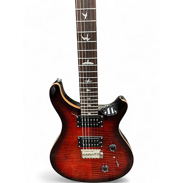 Used PRS SE Custom 24 Crimson Red Burst Solid Body Electric Guitar