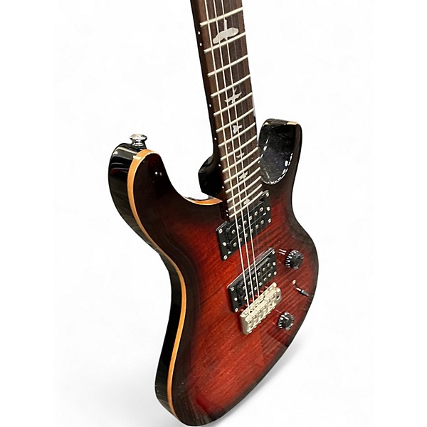 Used PRS SE Custom 24 Crimson Red Burst Solid Body Electric Guitar