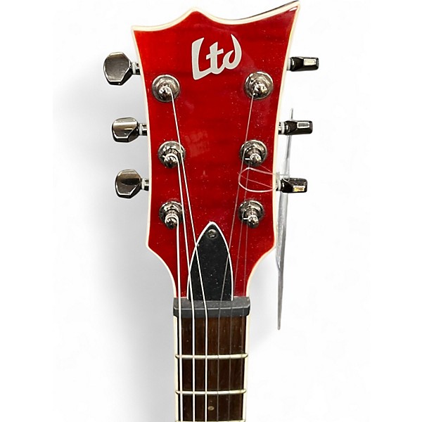 Used ESP LTD VIPER 200FM Red Solid Body Electric Guitar