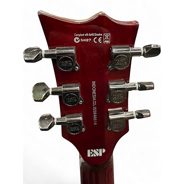 Used ESP LTD VIPER 200FM Red Solid Body Electric Guitar