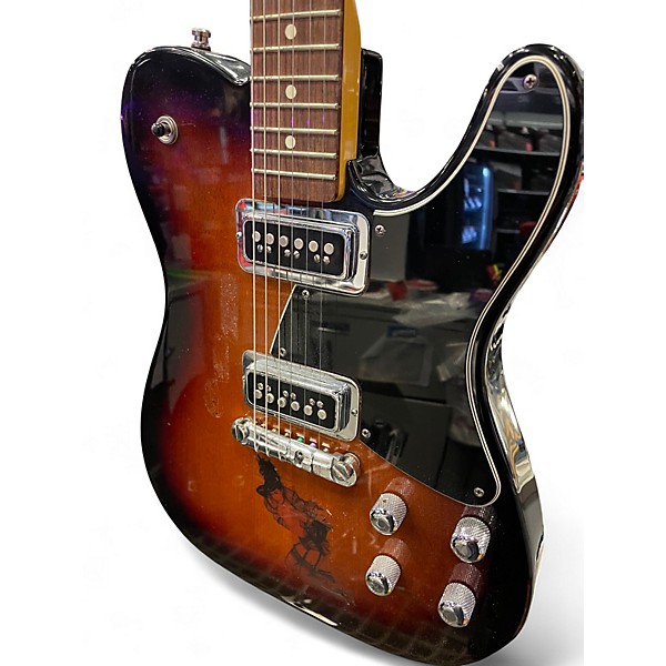 Used 1998 Fender TELE-SONIC 2 Tone Sunburst Solid Body Electric Guitar