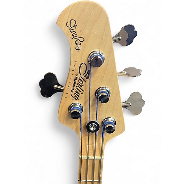Used Sterling by Music Man Sub 4  LH 2 Tone Sunburst Electric Bass Guitar