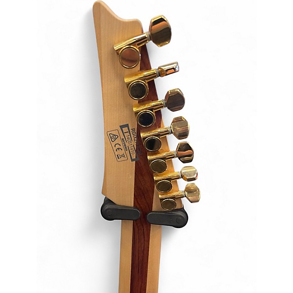 Used Ibanez RGIX27FEQM Trans Black Solid Body Electric Guitar