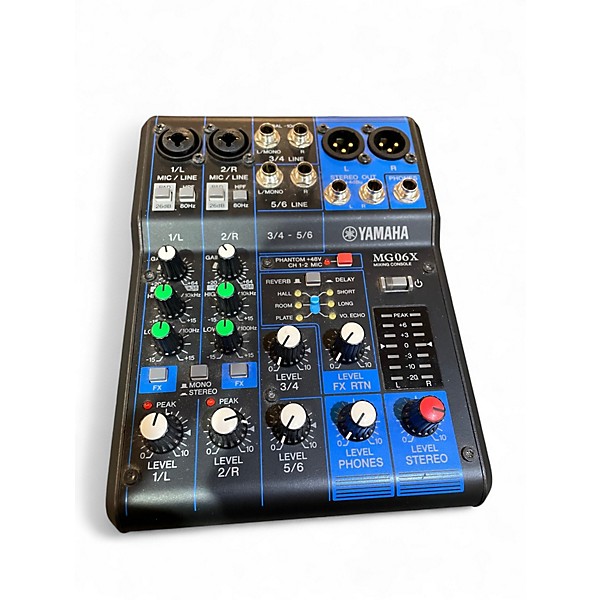 Used Yamaha MG06X Unpowered Mixer