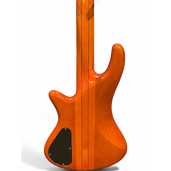 Used Schecter Guitar Research Diamond Elite-5 Honey Burst Electric Bass Guitar