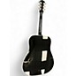 Used Gibson Hummingbird Black Acoustic Electric Guitar