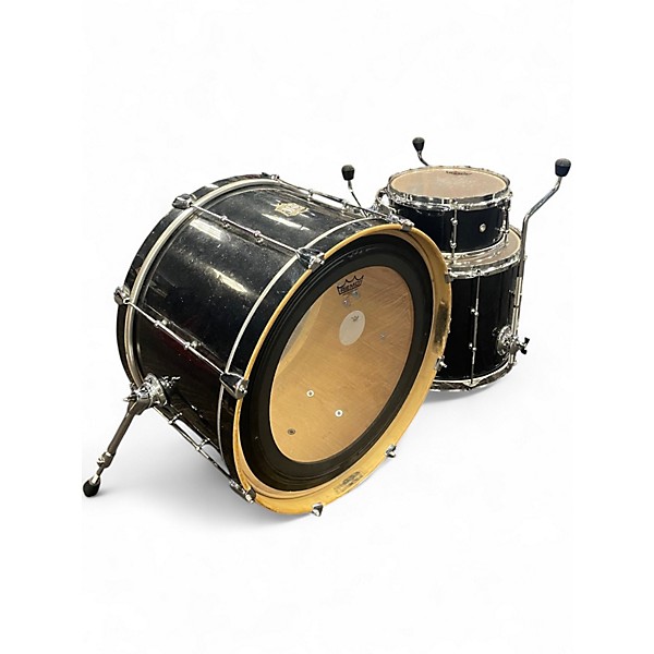 Used SJC Drums 3 Piece Pathfinder Black Drum Kit