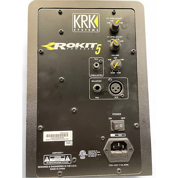 Used KRK RP10 ROKIT G4 3-Way Pair Powered Monitor