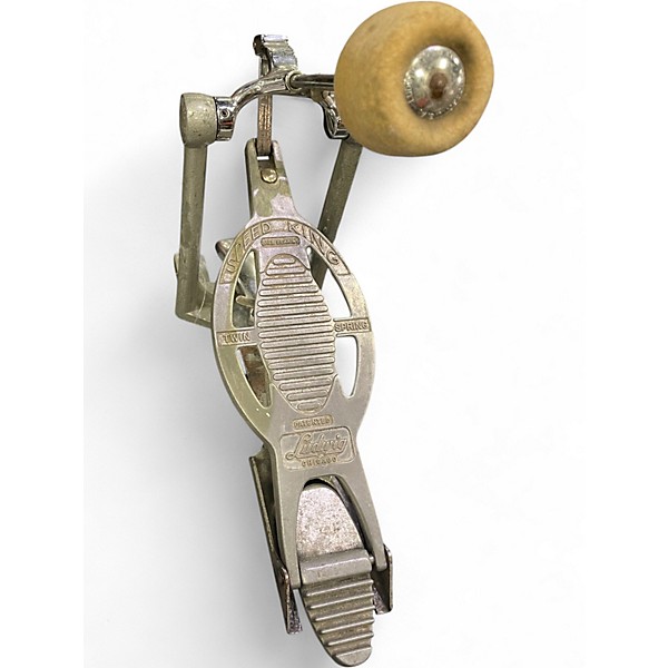 Used 2000s Ludwig 5in kick pedal silver Drum