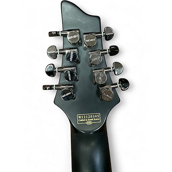 Used Schecter Guitar Research BLACKJACK SLS C8 Black Solid Body Electric Guitar