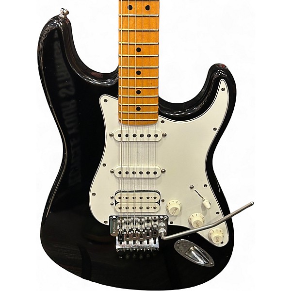 Used Fender floyd rose classic stratocaster Black Solid Body Electric Guitar