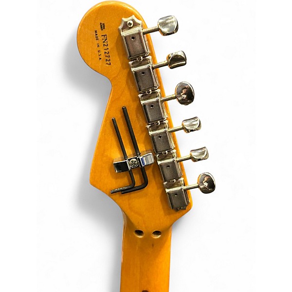 Used Fender floyd rose classic stratocaster Black Solid Body Electric Guitar