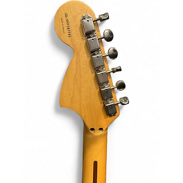 Used Fender Deluxe Fat Floyd Rose HH Stratocaster WHITE Solid Body Electric Guitar