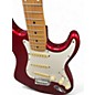 Used Samick S-style Candy Apple Red Solid Body Electric Guitar