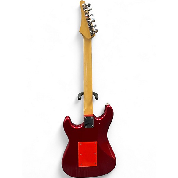 Used Samick S-style Candy Apple Red Solid Body Electric Guitar