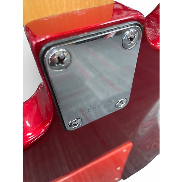 Used Samick S-style Candy Apple Red Solid Body Electric Guitar