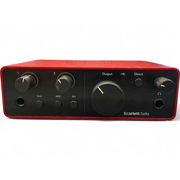 Used Focusrite SCARLETT SOLO GEN 4 Audio Interface