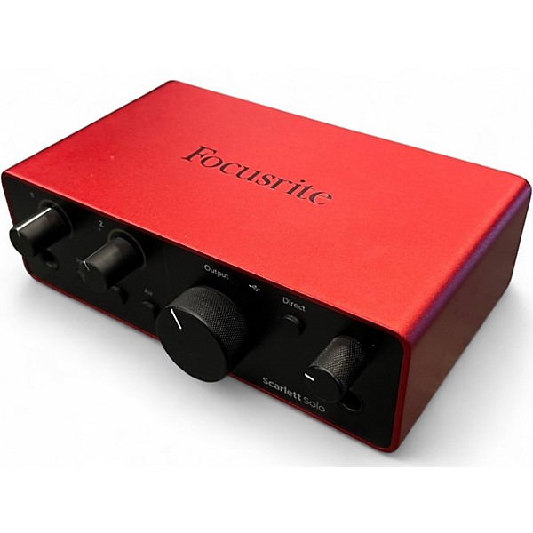 Used Focusrite SCARLETT SOLO GEN 4 Audio Interface