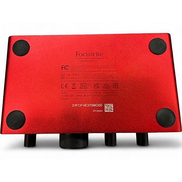 Used Focusrite SCARLETT SOLO GEN 4 Audio Interface