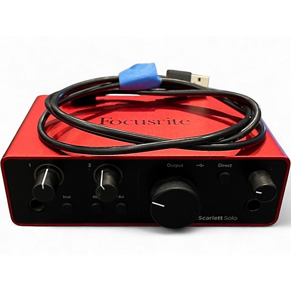 Used Focusrite SCARLETT SOLO GEN 4 Audio Interface