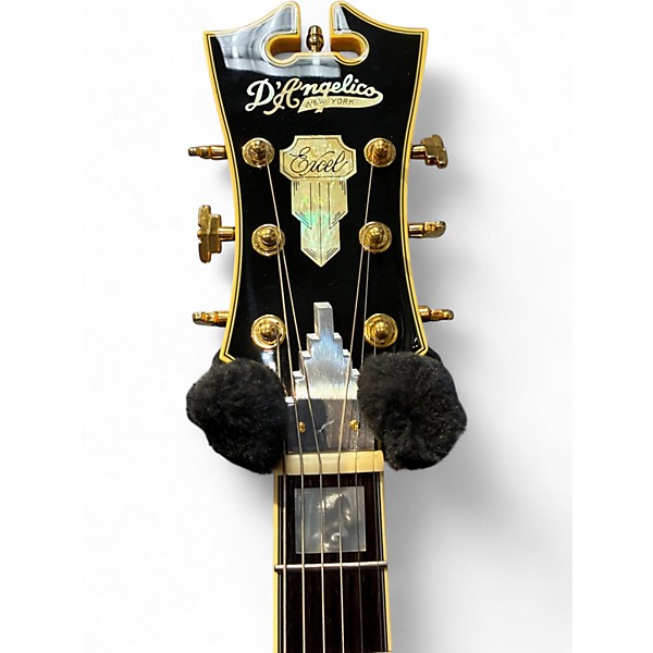 Used D'Angelico EX-63 Amber Acoustic Electric Guitar