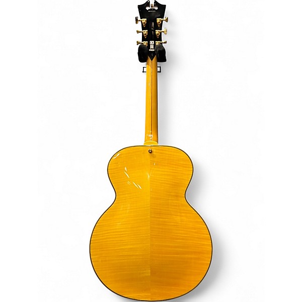 Used D'Angelico EX-63 Amber Acoustic Electric Guitar