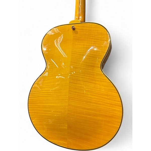 Used D'Angelico EX-63 Amber Acoustic Electric Guitar