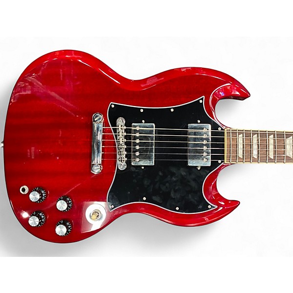 Used 2023 Epiphone SG Standard Cherry Solid Body Electric Guitar