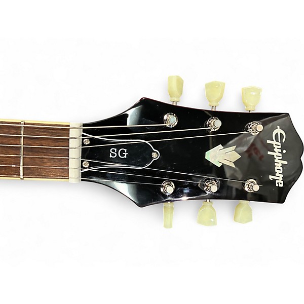 Used 2023 Epiphone SG Standard Cherry Solid Body Electric Guitar