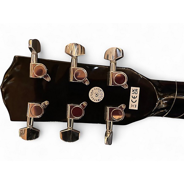 Used Fender CD60 Dreadnought Black Acoustic Guitar