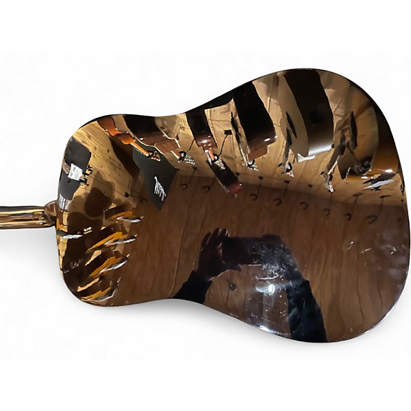 Used Fender CD60 Dreadnought Black Acoustic Guitar