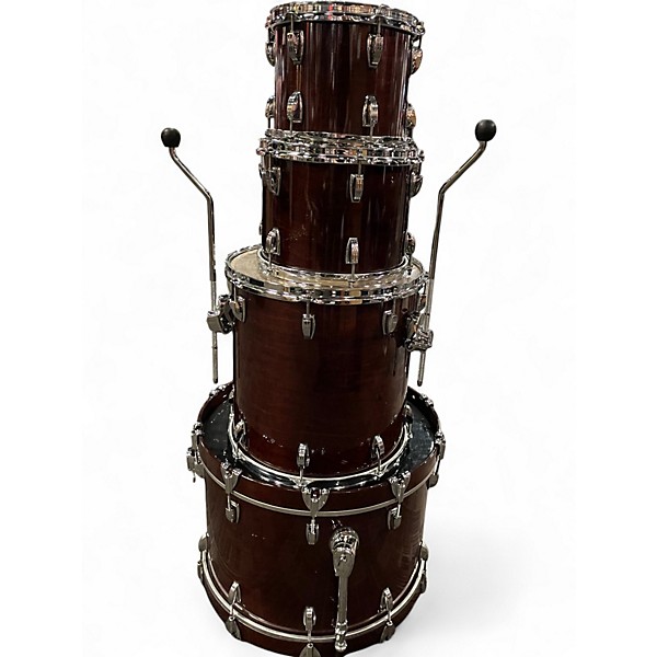 Used Ludwig 4 Piece Classic Maple Mahogany Drum Kit
