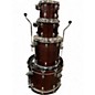 Used Ludwig 4 Piece Classic Maple Mahogany Drum Kit