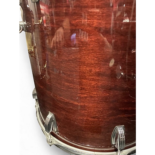 Used Ludwig 4 Piece Classic Maple Mahogany Drum Kit