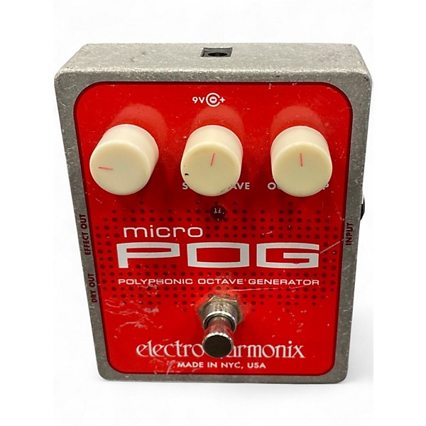 Used Electro-Harmonix Micro Pog Polyphonic Octave Generator Effect Pedal