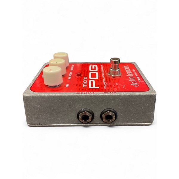 Used Electro-Harmonix Micro Pog Polyphonic Octave Generator Effect Pedal
