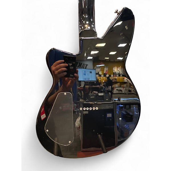 Used Reverend Airwave 12 Black Hollow Body Electric Guitar