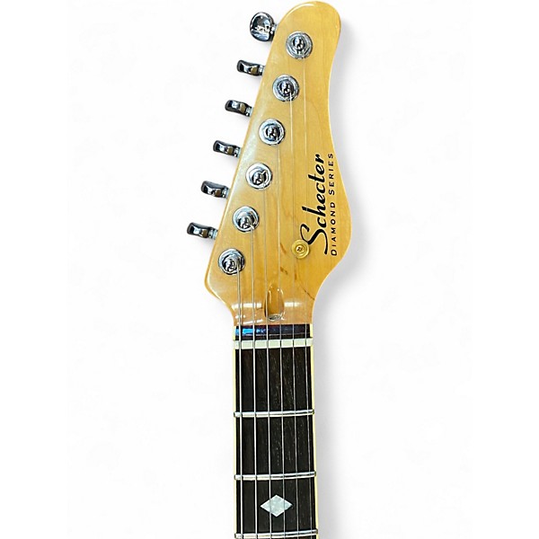 Used Schecter Guitar Research PT ELITE NATURAL QUILTED Solid Body Electric Guitar