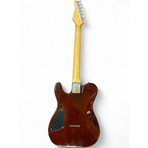 Used Schecter Guitar Research PT ELITE NATURAL QUILTED Solid Body Electric Guitar