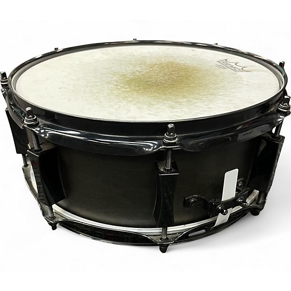 Used Pork Pie 12X4 Little Squealer Snare Brown Drum